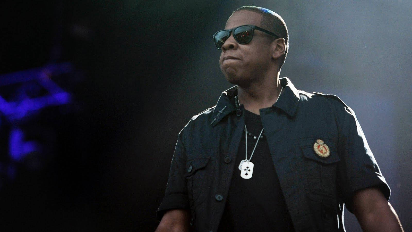 Jay-Z, dark sunglasses, black jacket, HD Desktop Wallpaper