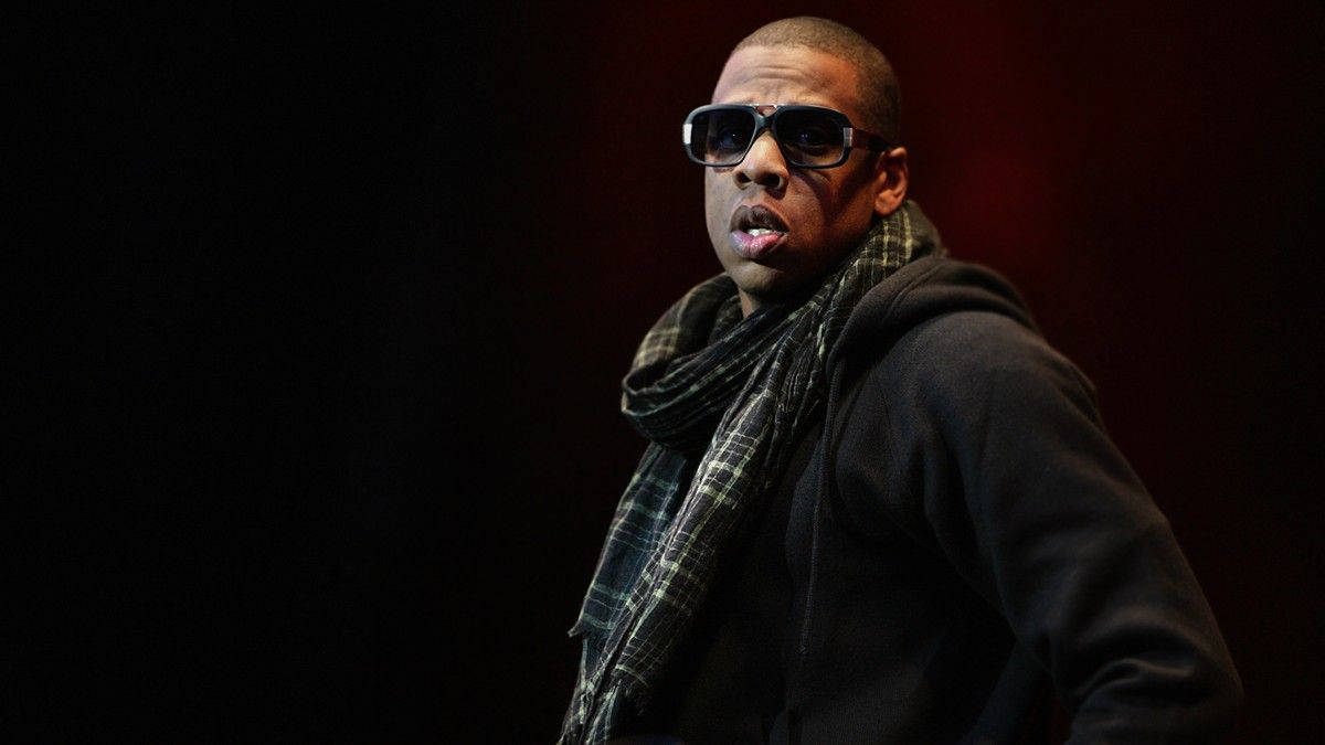 Jay-Z, sunglasses, plaid scarf, SD Desktop Wallpaper
