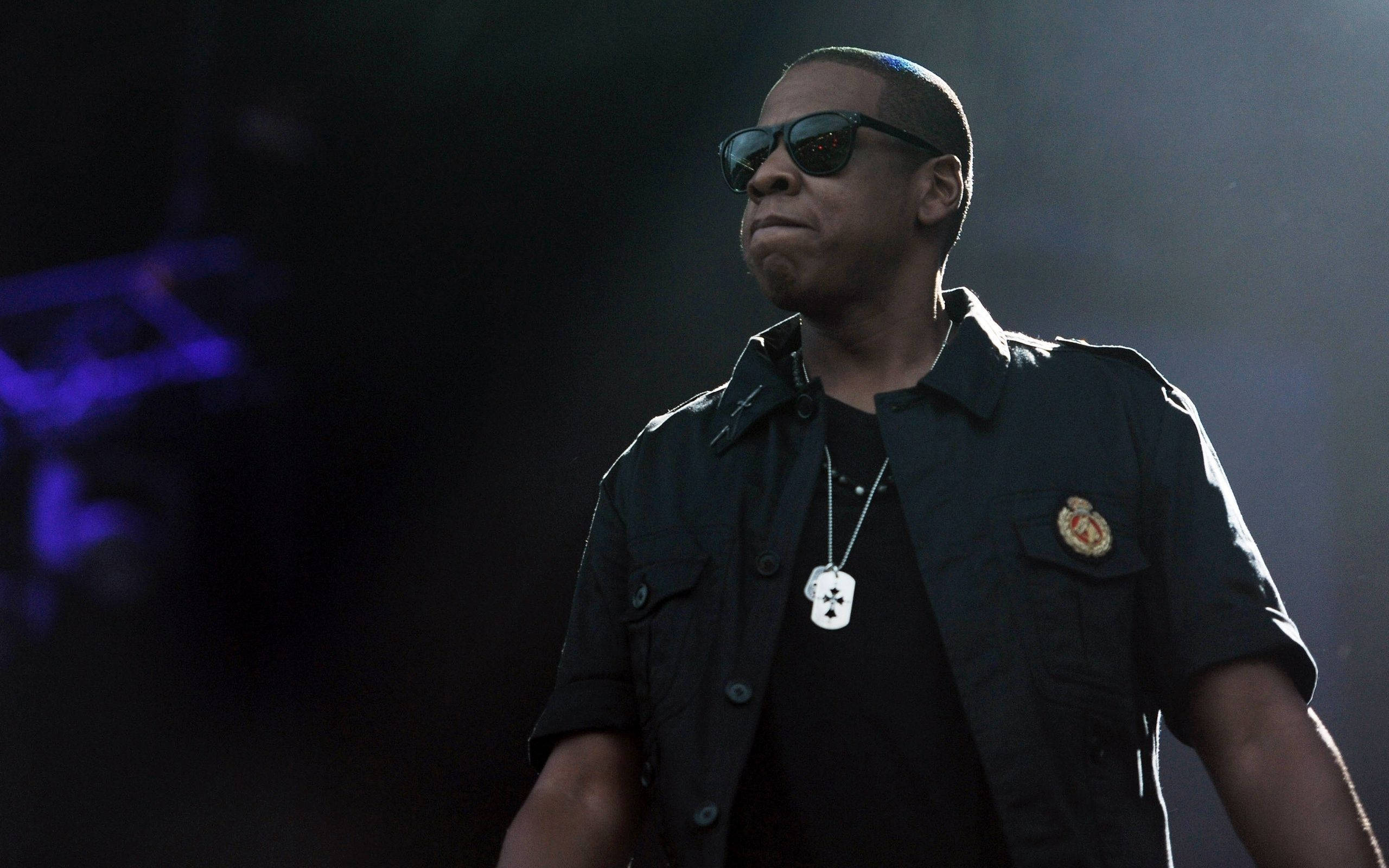 Jay-Z, dark sunglasses, black shirt, 2K Desktop Wallpaper