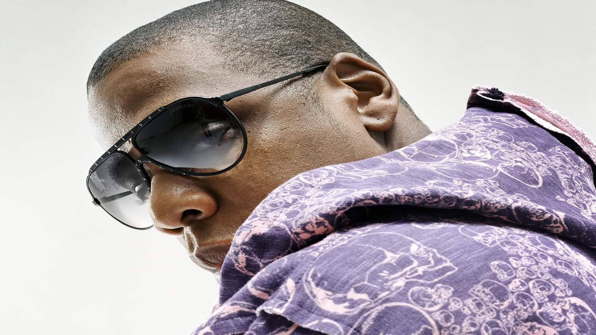 Jay-Z, shaved head, dark sunglasses, Full HD Desktop Wallpaper