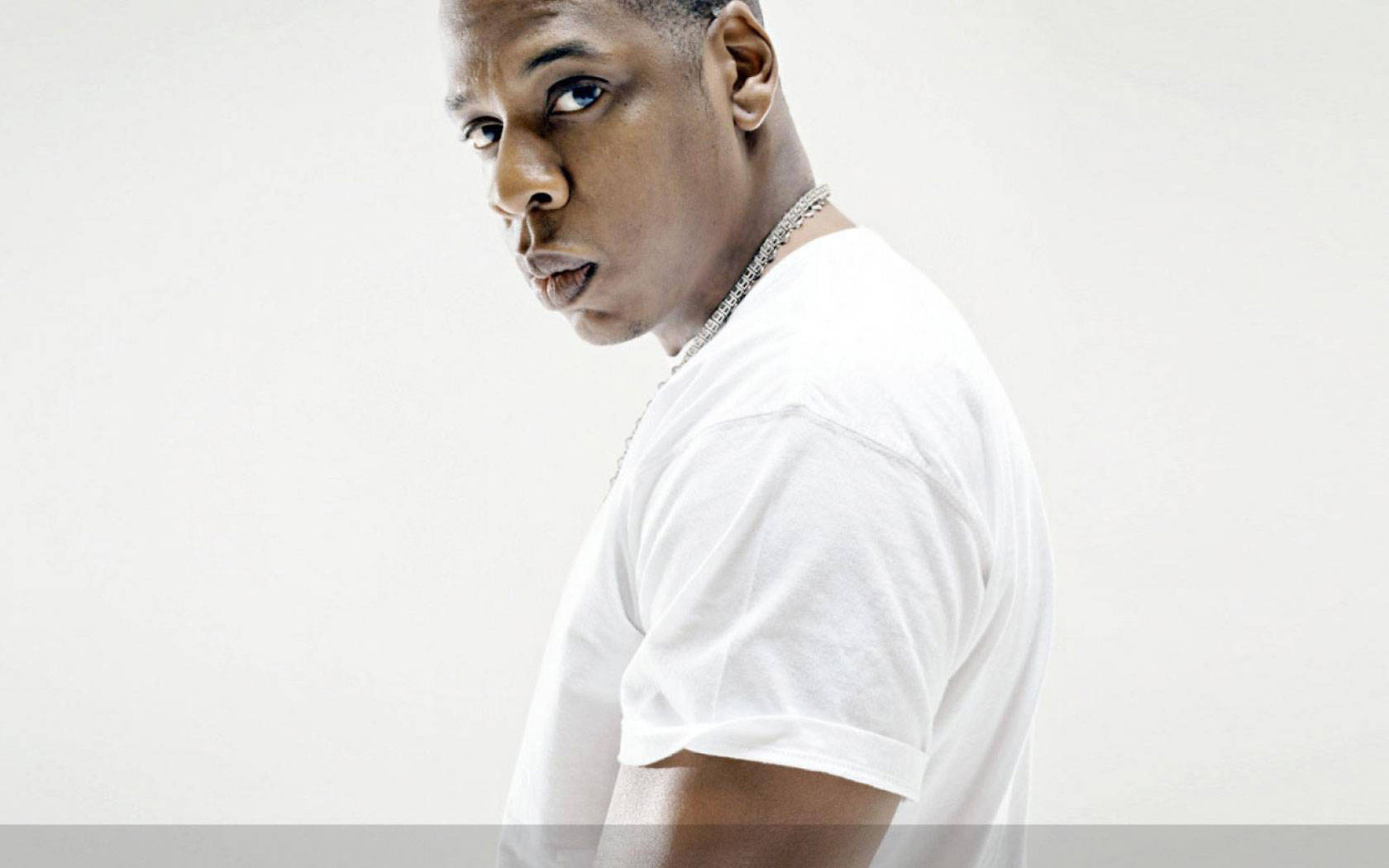 Jay-Z, white t-shirt, plain white background, HD Desktop Wallpaper