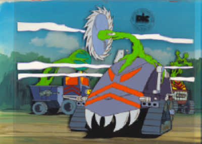 Jayce And The Wheeled Warriors, green dinosaur, spinning saw blade, SD Desktop Wallpaper