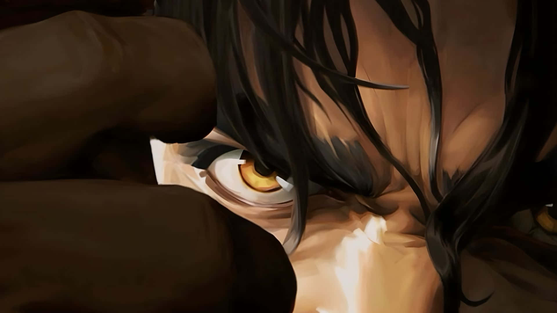 Jayce, intense gaze, golden eye, Full HD Desktop Wallpaper