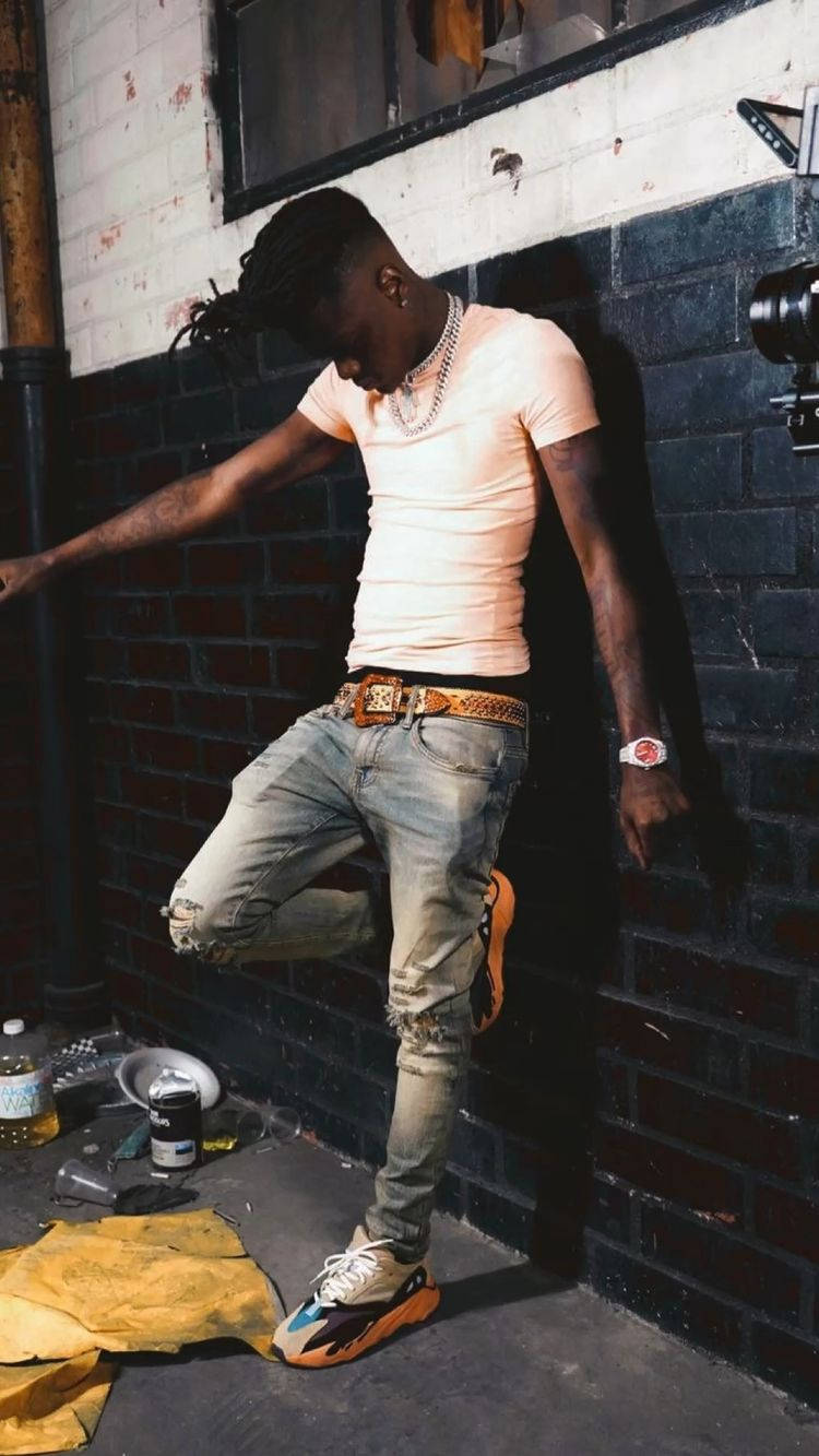 JayDaYoungan, brick wall, urban alley, HD Phone Wallpaper