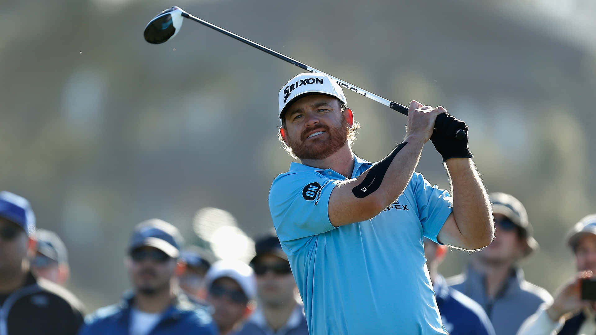 Jb Holmes, golfer, mid-swing, Full HD Desktop Wallpaper