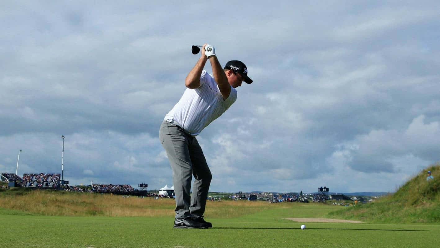 Jb Holmes, golf strike, lush green course, HD Desktop Wallpaper