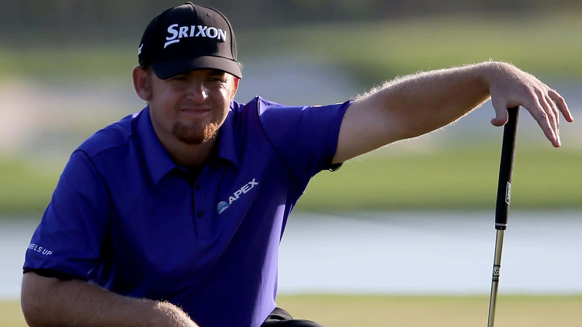 Jb Holmes, purple shirt, black cap, Full HD Desktop Wallpaper