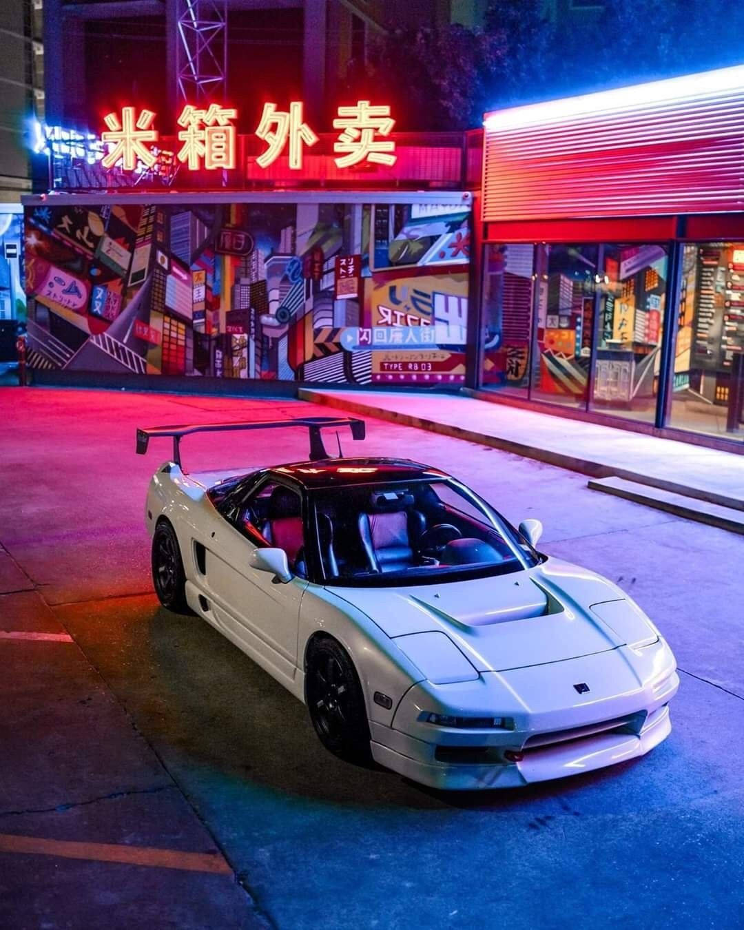 JDM Car, white sports car, rear wing, HD Phone Wallpaper