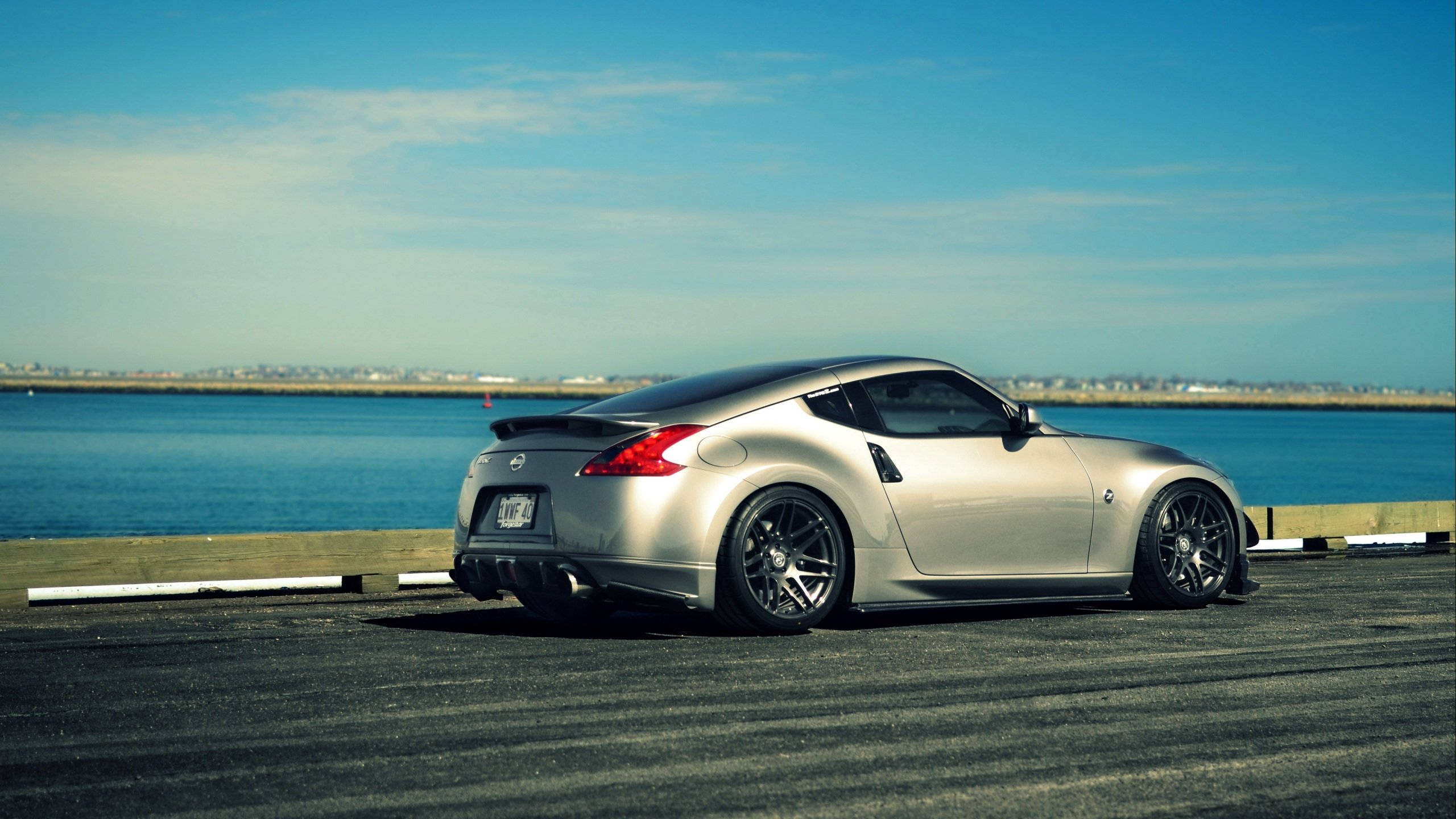 silver, JDM, sports car, 2K Desktop Wallpaper