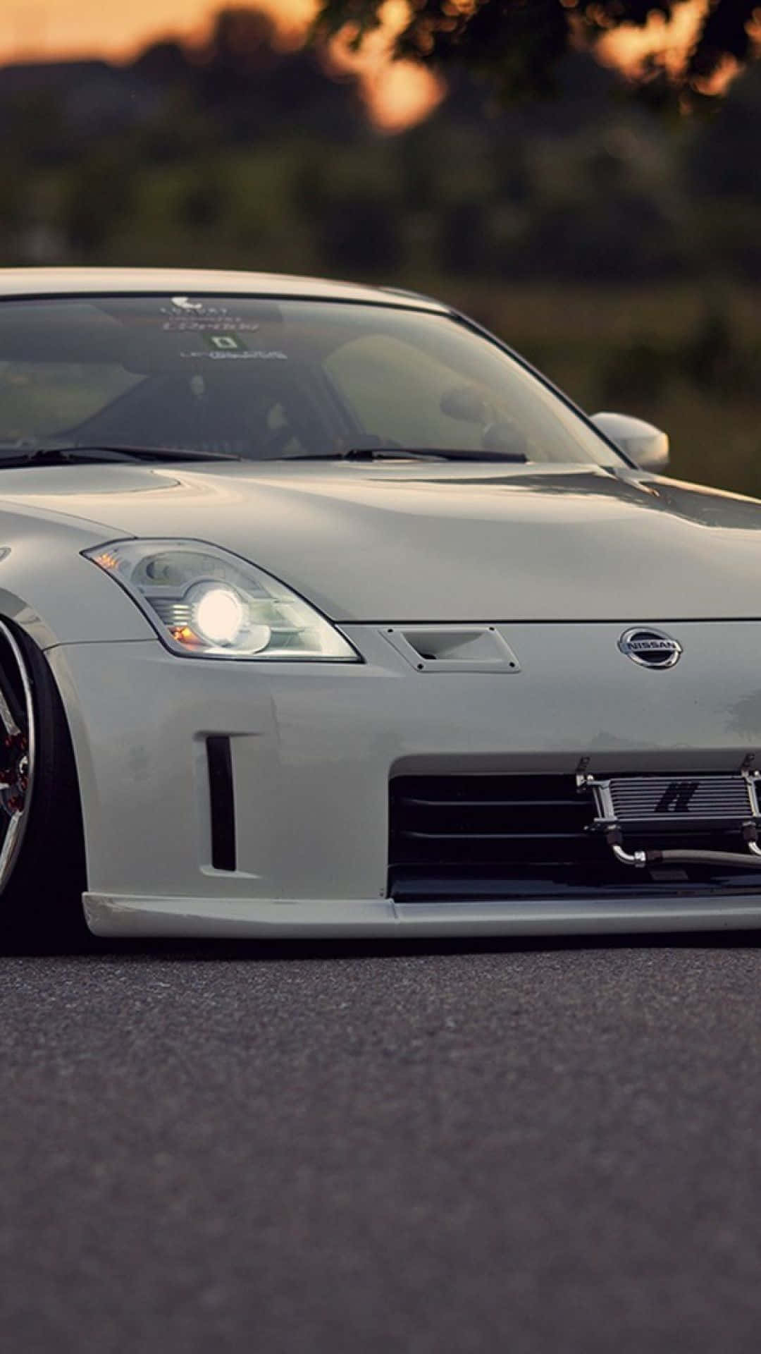 Jdm, iPhone, sleek silver sports car, Full HD Phone Wallpaper