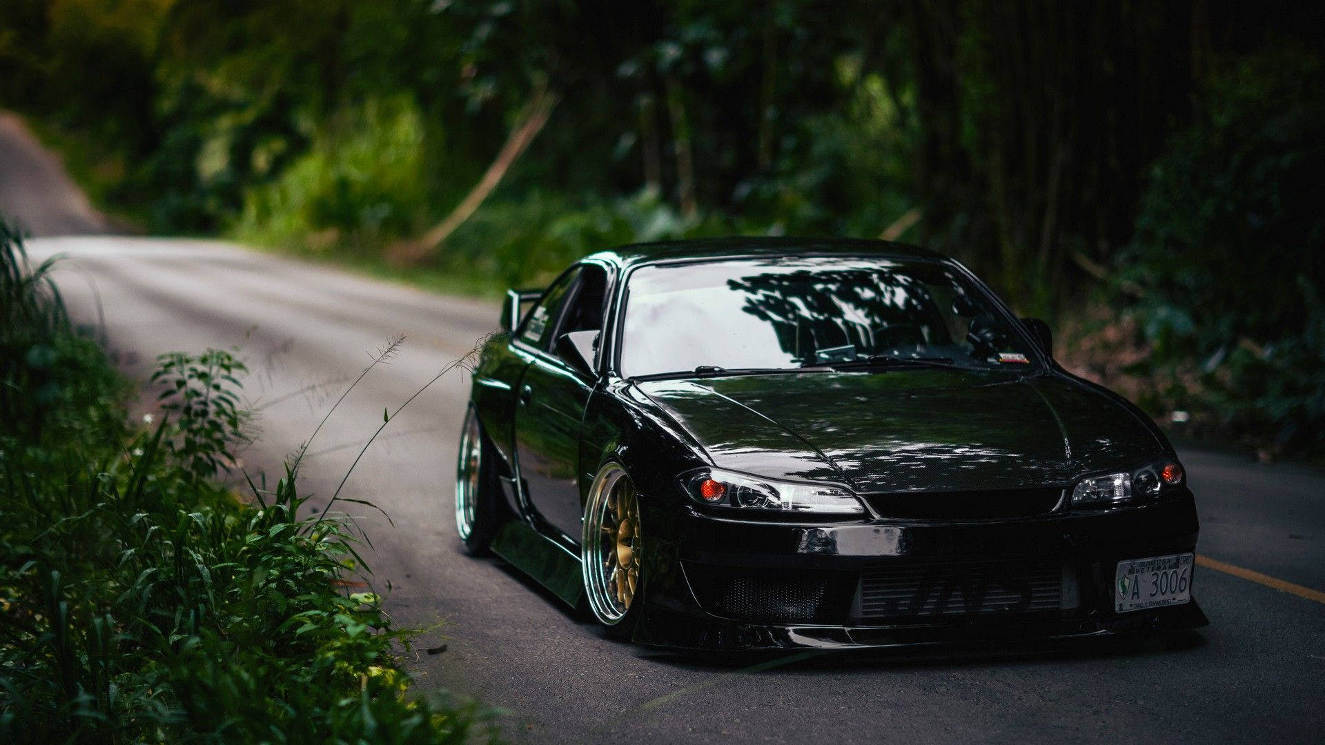 black, jdm, nissan silvia, Full HD Desktop Wallpaper