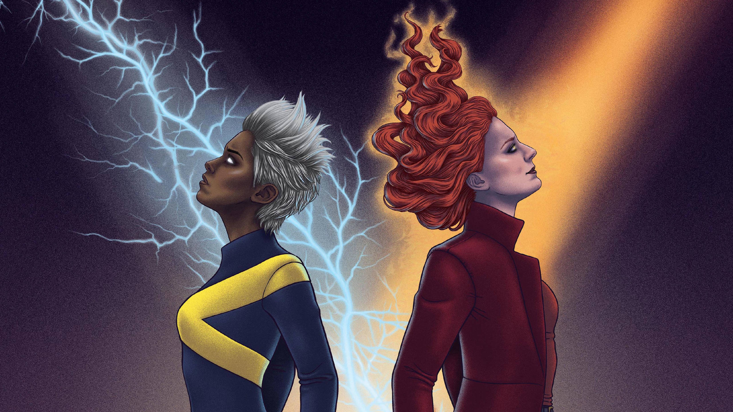 X Men, Storm, Jean Grey, 2K Desktop Wallpaper