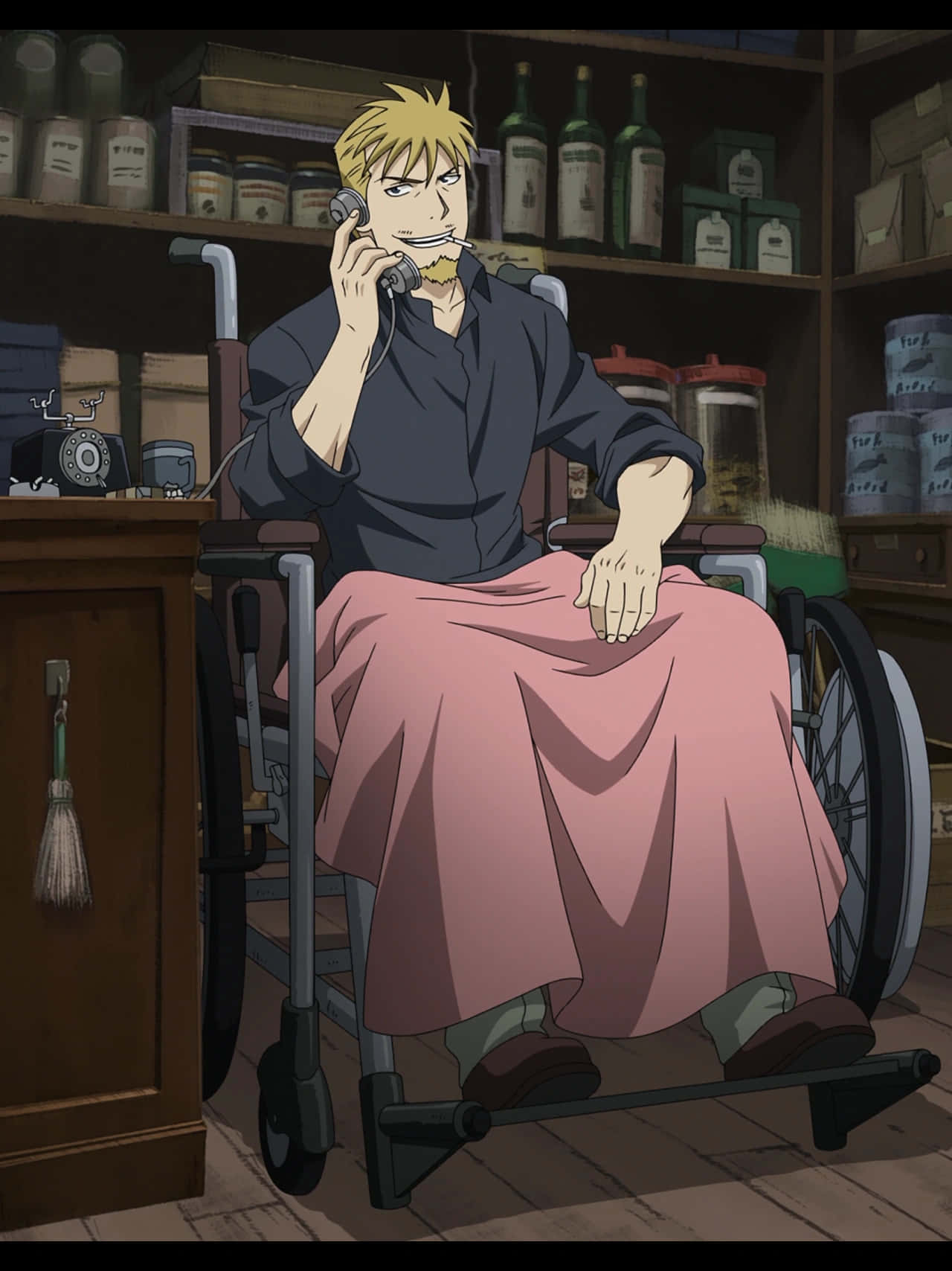 Jean Havoc, anime, blond, HD Phone Wallpaper