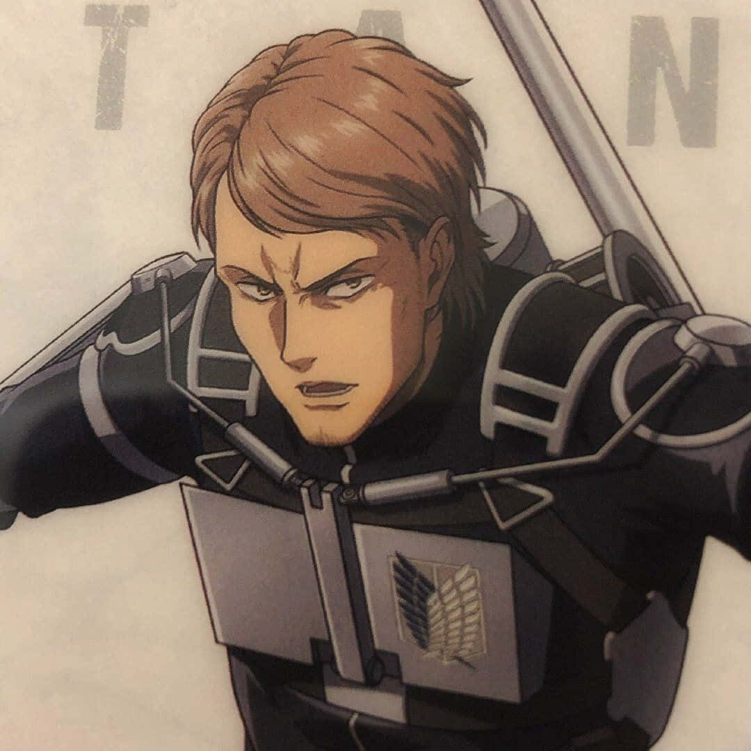 Jean Kirstein, black gear, sword, SD Desktop Wallpaper