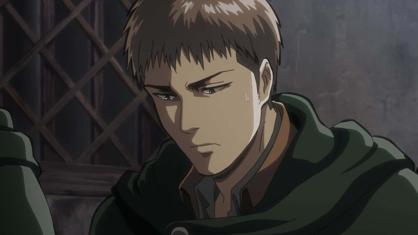 Jean Kirstein, anime male character, tear on his cheek, HD Desktop Wallpaper