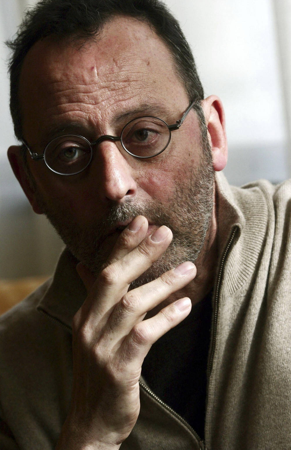 Jean Reno, glasses, beard, HD Phone Wallpaper