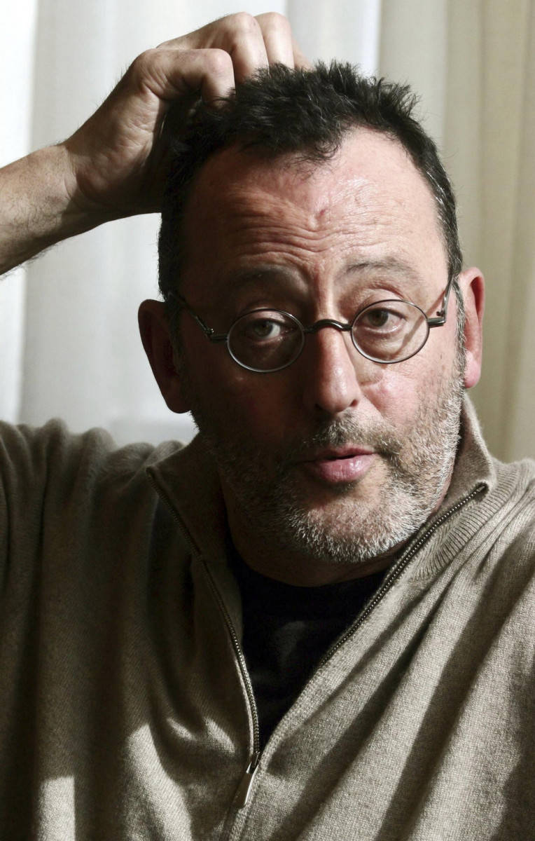 Jean Reno, glasses, beard, SD Phone Wallpaper