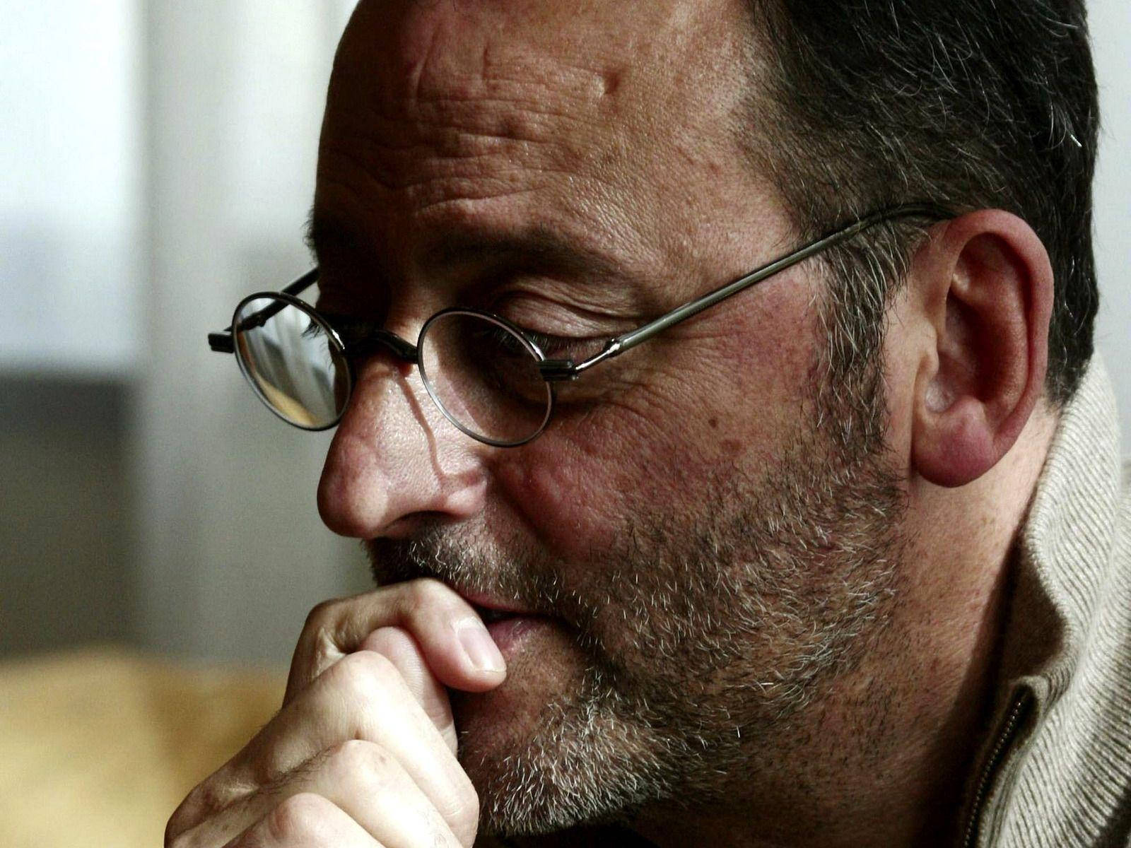 Jean Reno, glasses, beard, HD Desktop Wallpaper