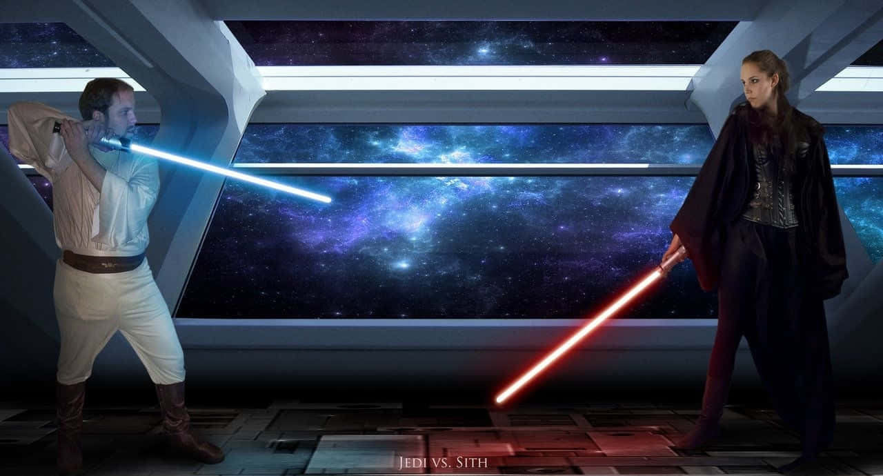 Jedi, Sith, blue lightsaber, HD Desktop Wallpaper