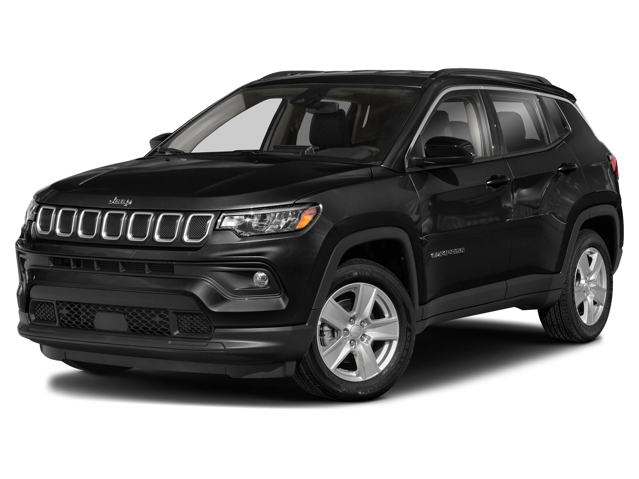 Jeep Compass, black, white, Full HD Desktop Wallpaper