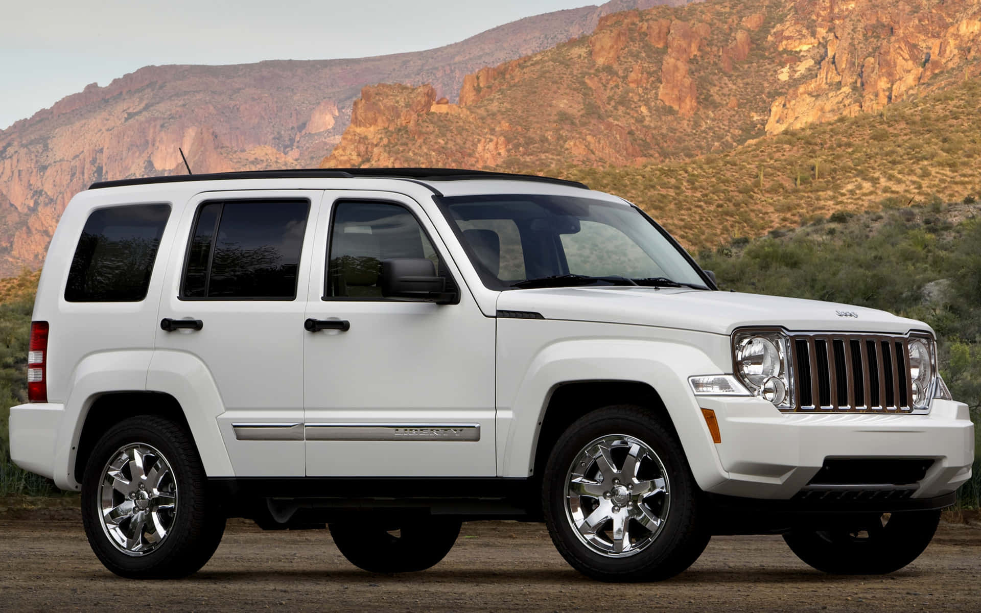 Jeep Patriot, white, dirt, Full HD Desktop Wallpaper