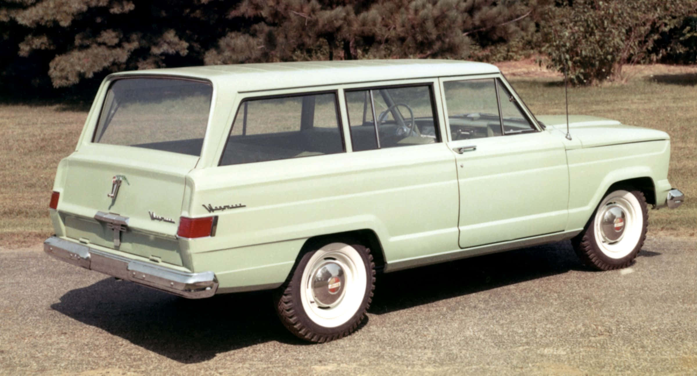 Jeep Wagoneer, light green, station wagon, Full HD Desktop Wallpaper