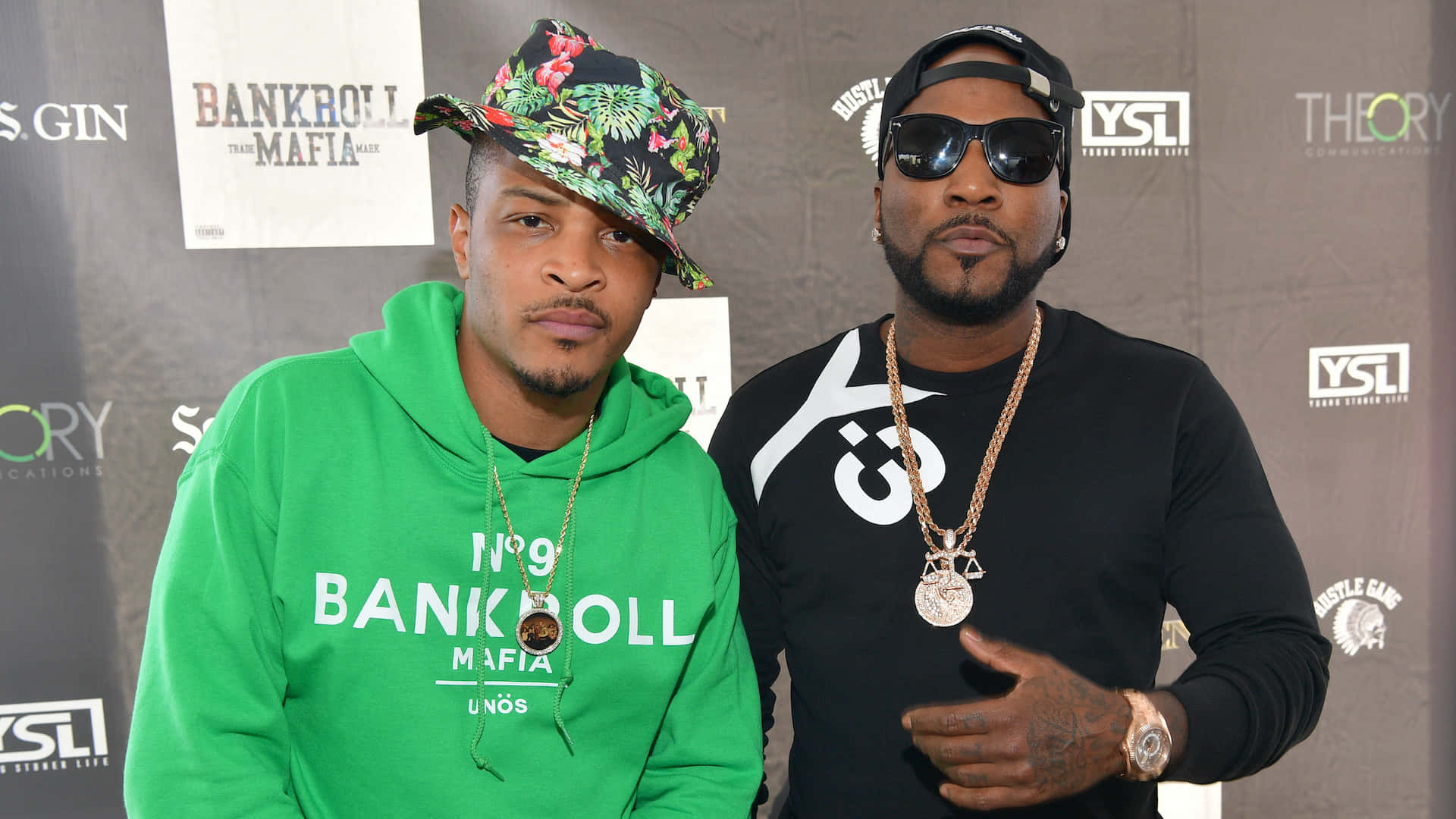 Jeezy, green hoodie, black, Full HD Desktop Wallpaper