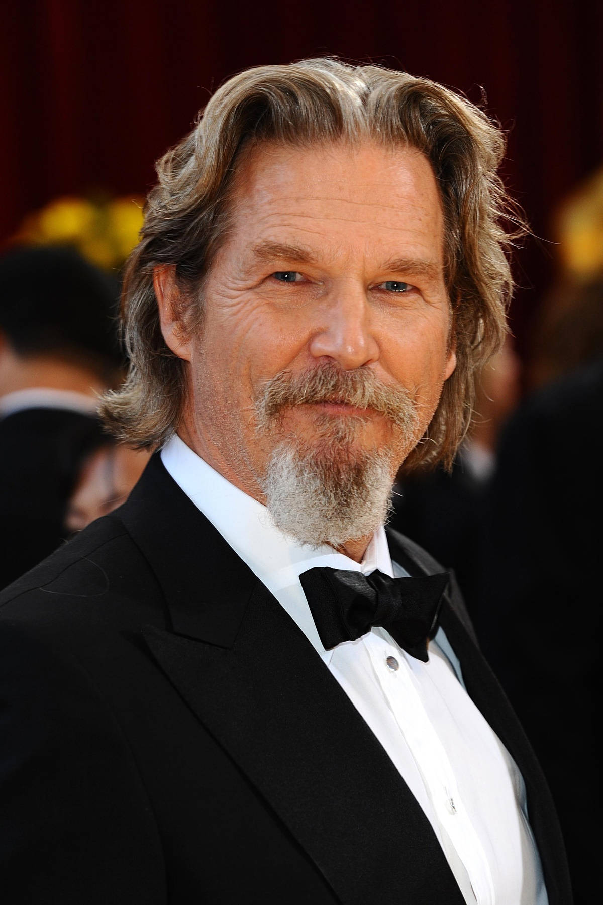 Jeff Bridges, black bowtie, black tuxedo, HD Phone Wallpaper