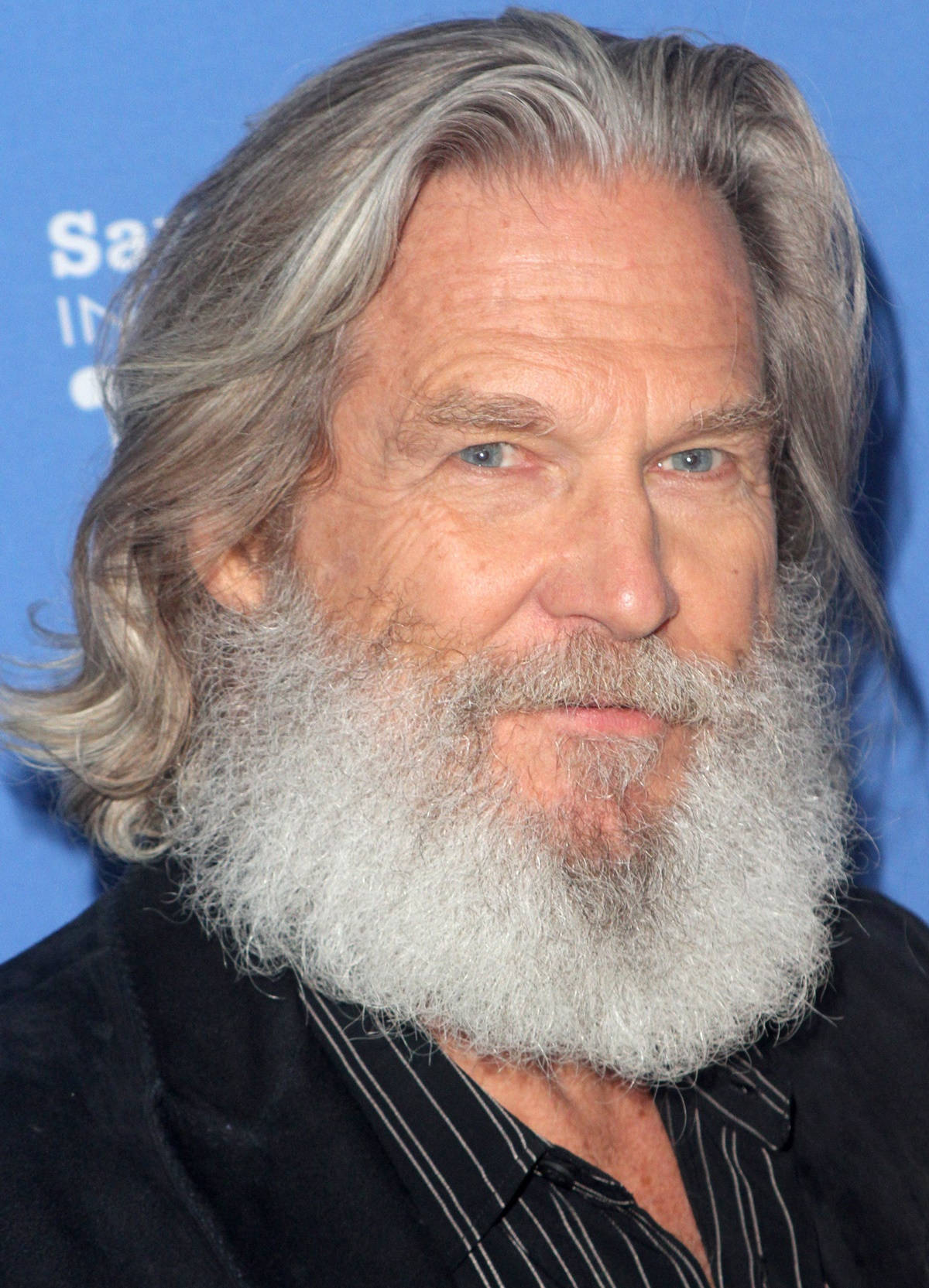 Jeff Bridges, long white beard, gray hair, HD Phone Wallpaper