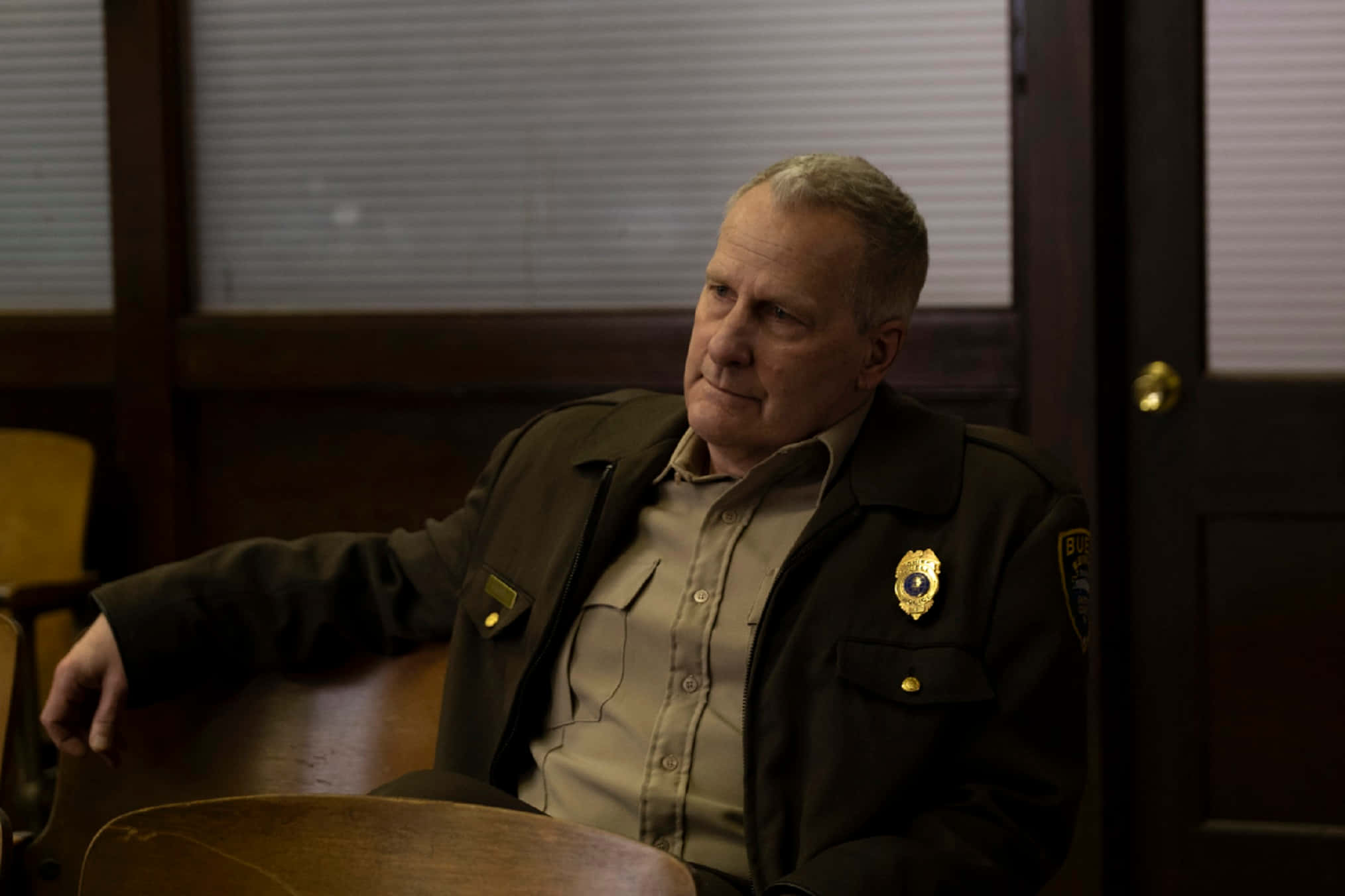 Jeff Daniels, sheriff, uniform, Full HD Desktop Wallpaper