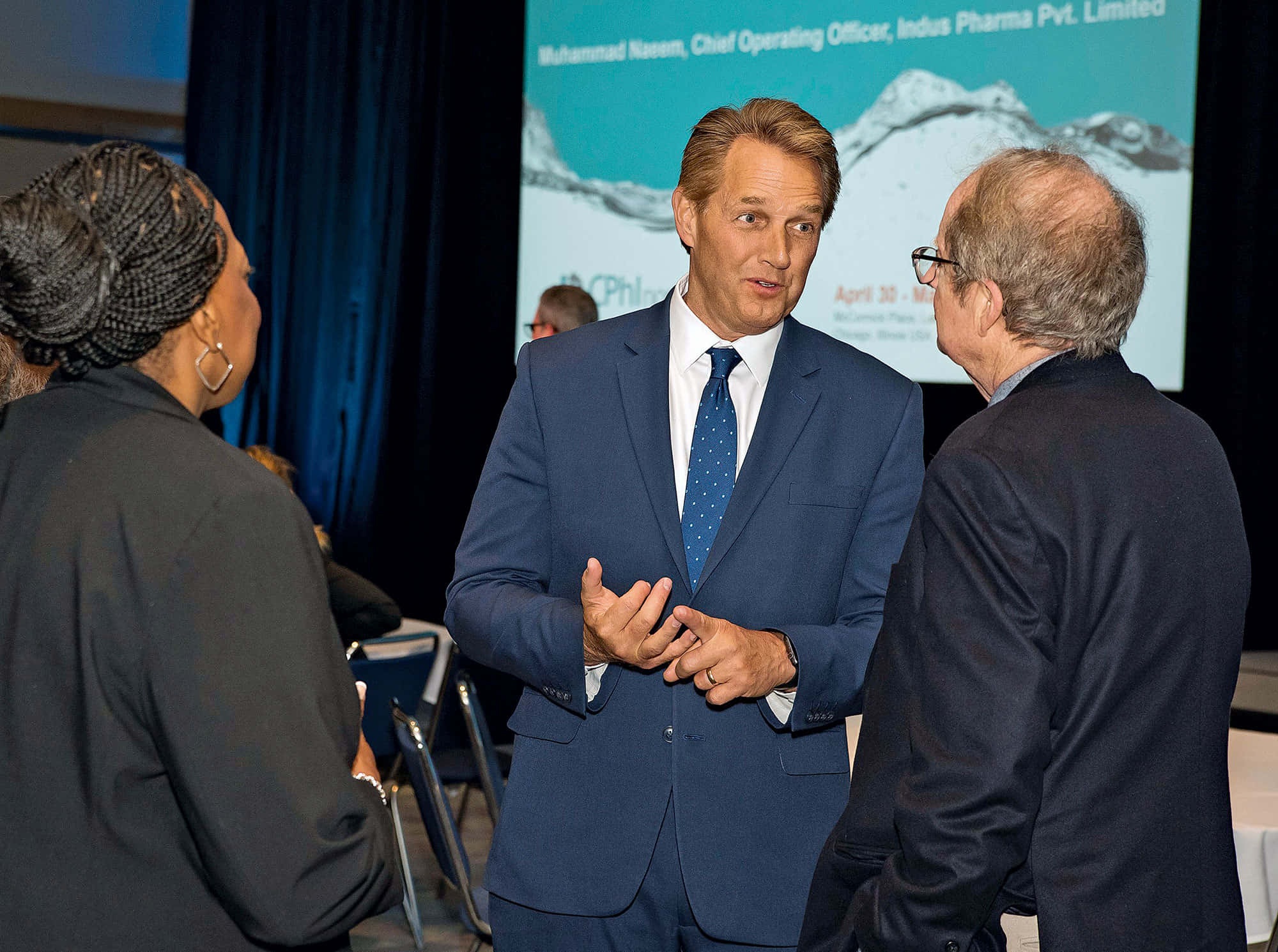 Jeff Flake, blue suit, professional conference, Full HD Desktop Wallpaper