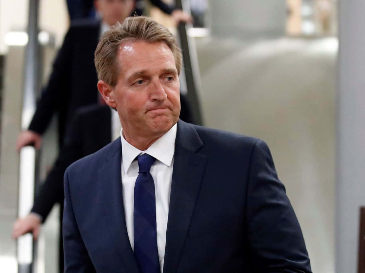 Jeff Flake, dark suit, tie, HD Desktop Wallpaper