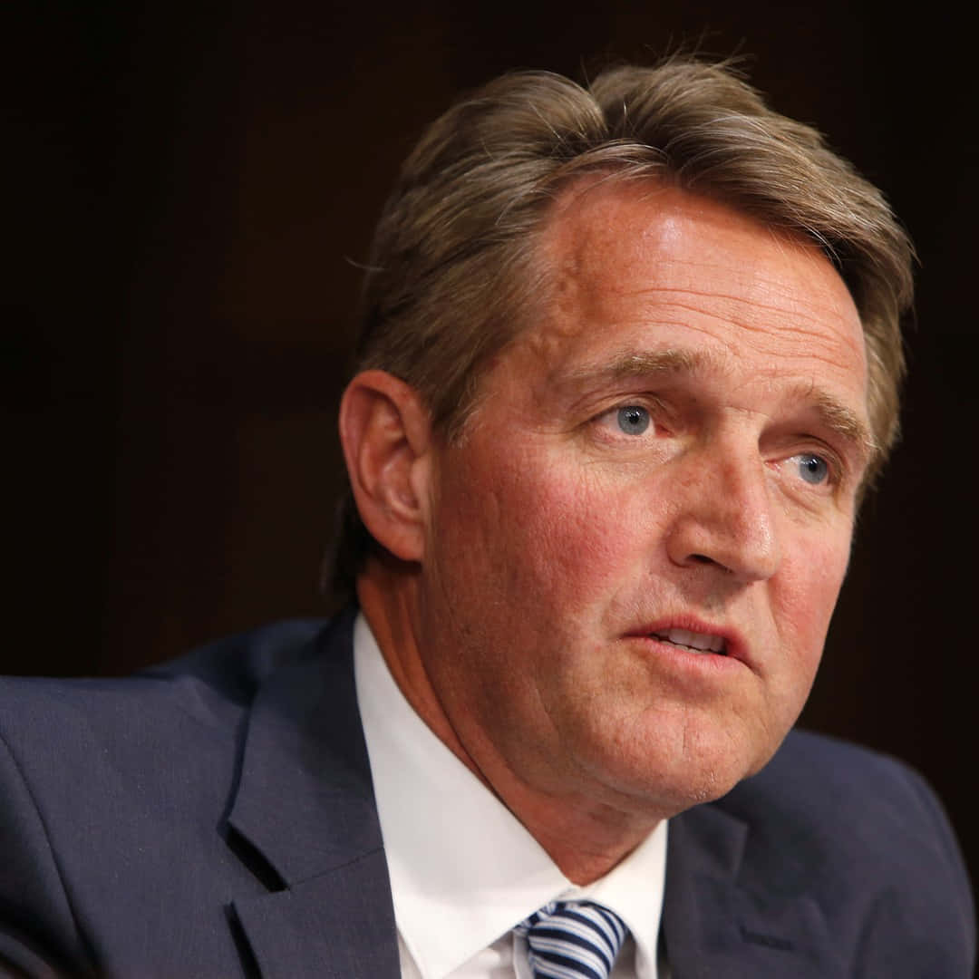 Jeff Flake, dark suit, striped tie, SD Desktop Wallpaper