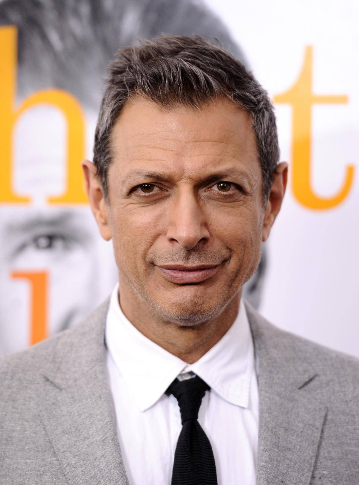 Jeff Goldblum, gray suit, white shirt, HD Phone Wallpaper