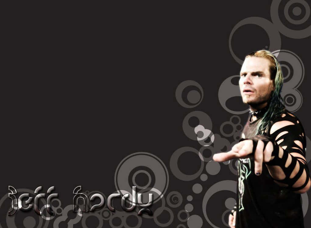 Jeff Hardy, black name typography, dark background, SD Desktop Wallpaper
