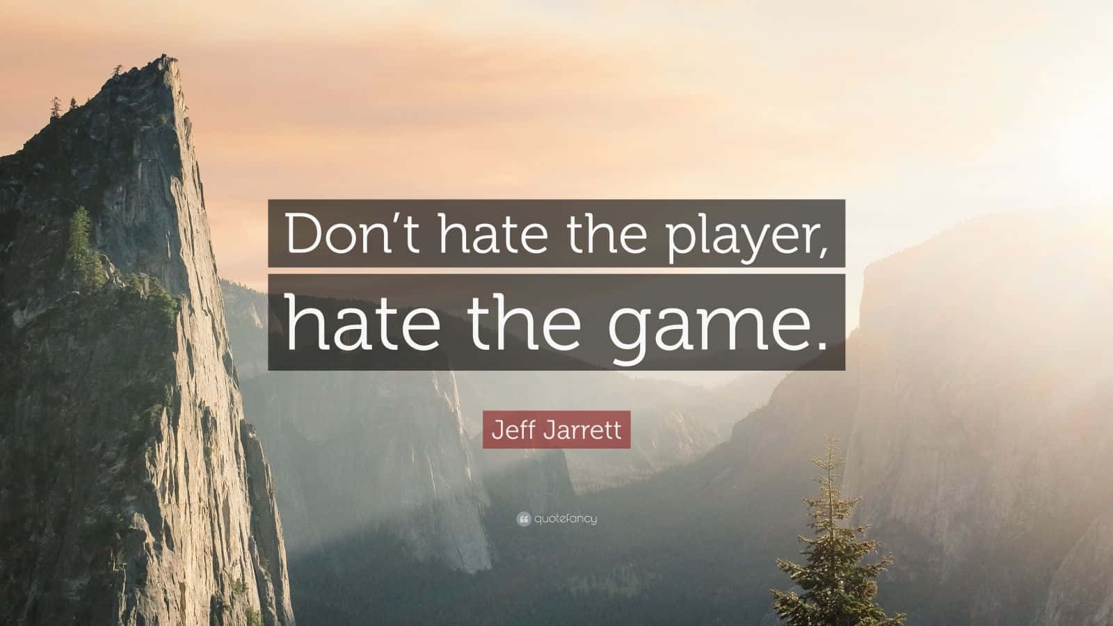 Jeff Jarrett, Don't Hate Life, golden sunrise, HD Desktop Wallpaper