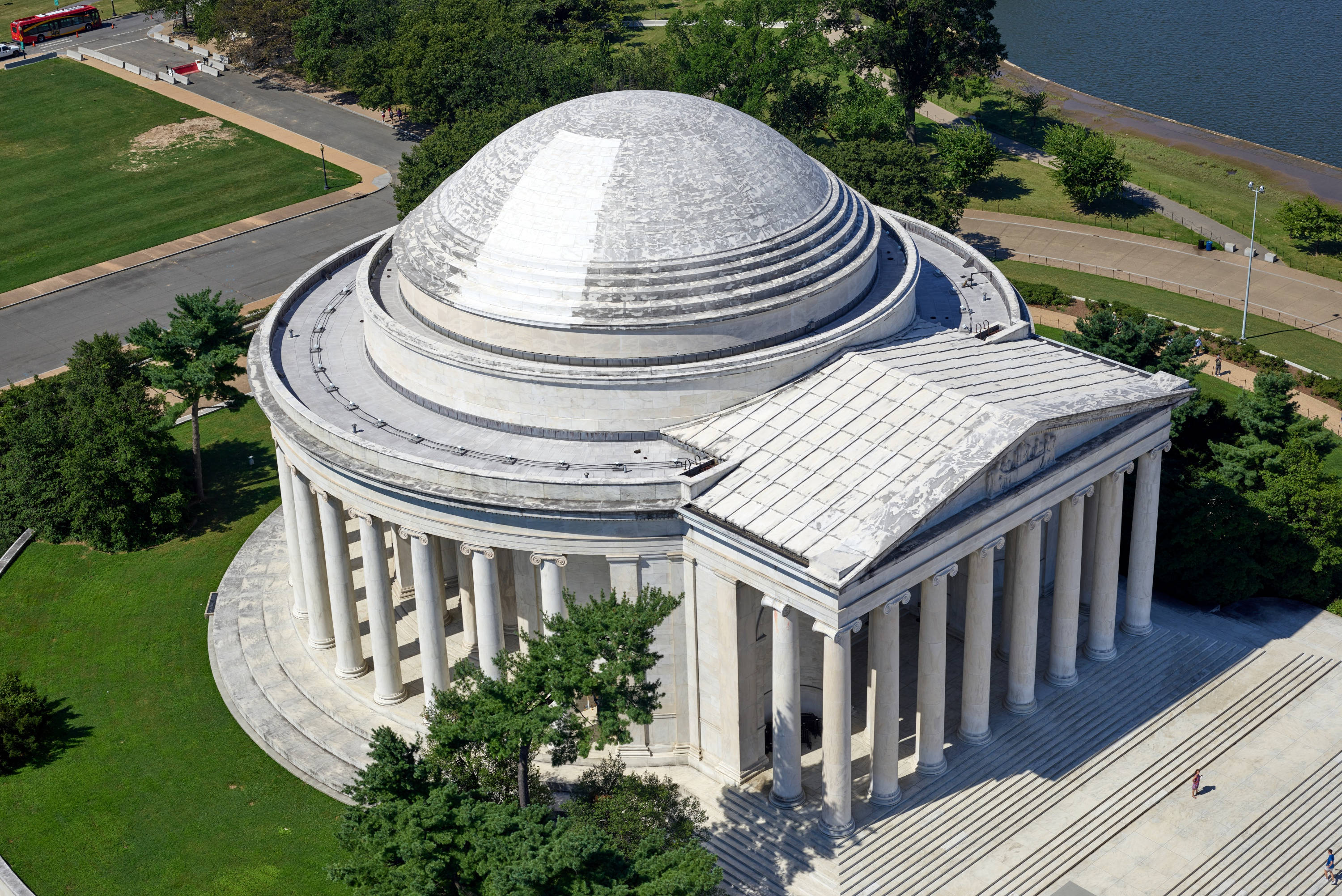 Jefferson Memorial, dome, columns, 2K Desktop Wallpaper