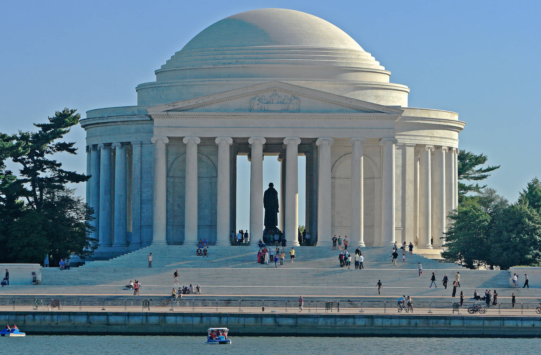 Jefferson Memorial, river, steps, HD Desktop Wallpaper
