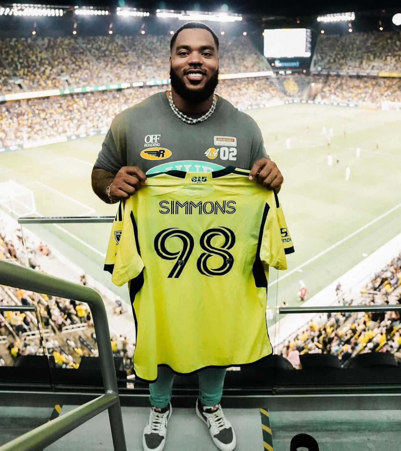 Jeffery Simmons, yellow football jersey, SIMMONS, HD Phone Wallpaper