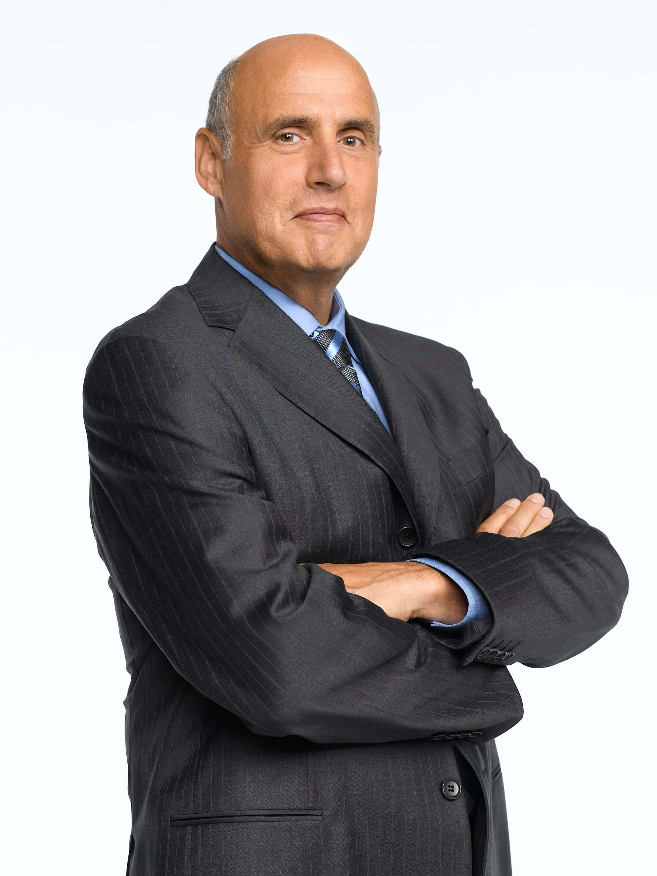 Jeffrey Tambor, bald businessman, dark pinstripe suit, 2K Phone Wallpaper