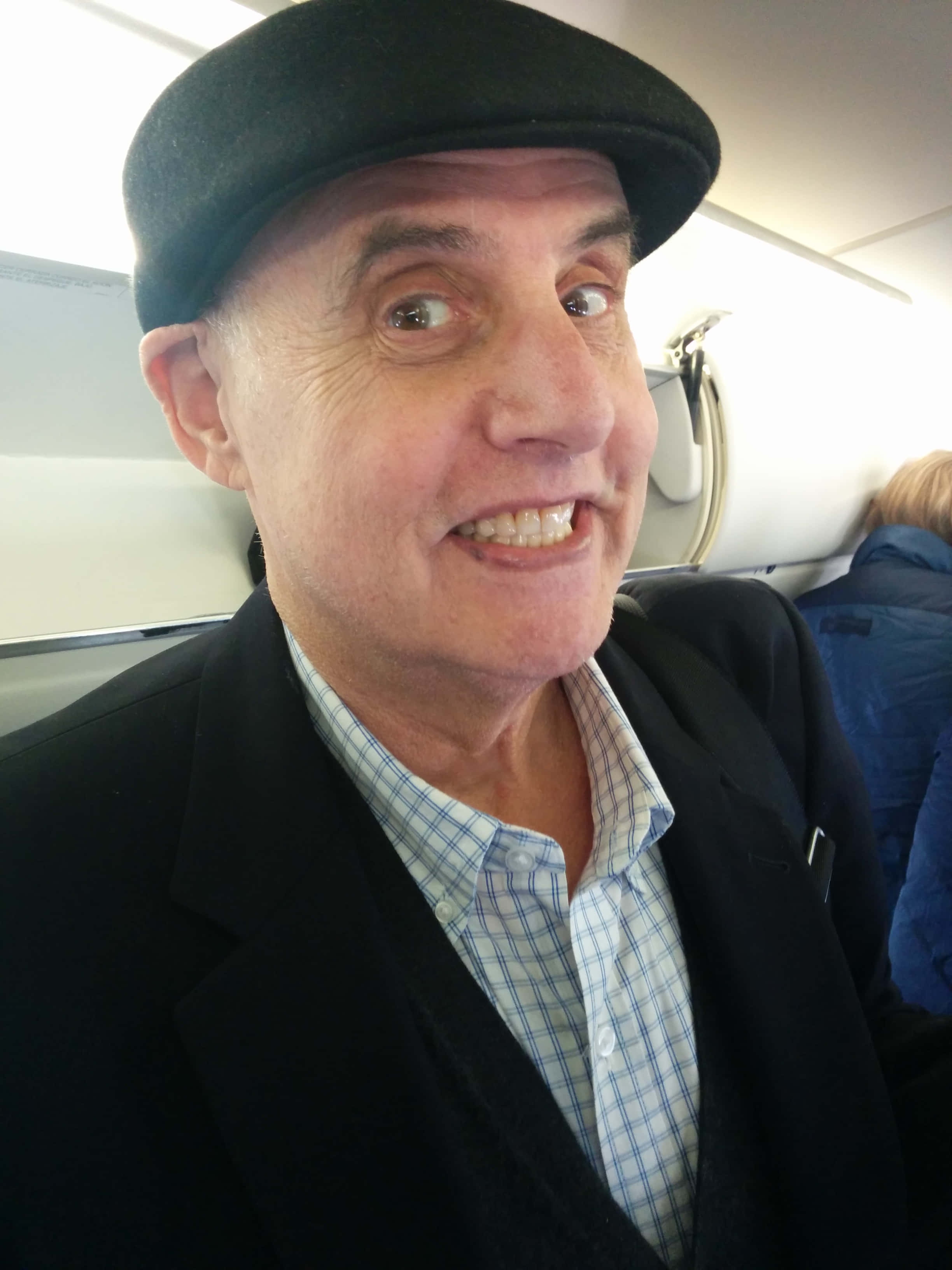 Jeffrey Tambor, black cap, blazer, 2K Phone Wallpaper