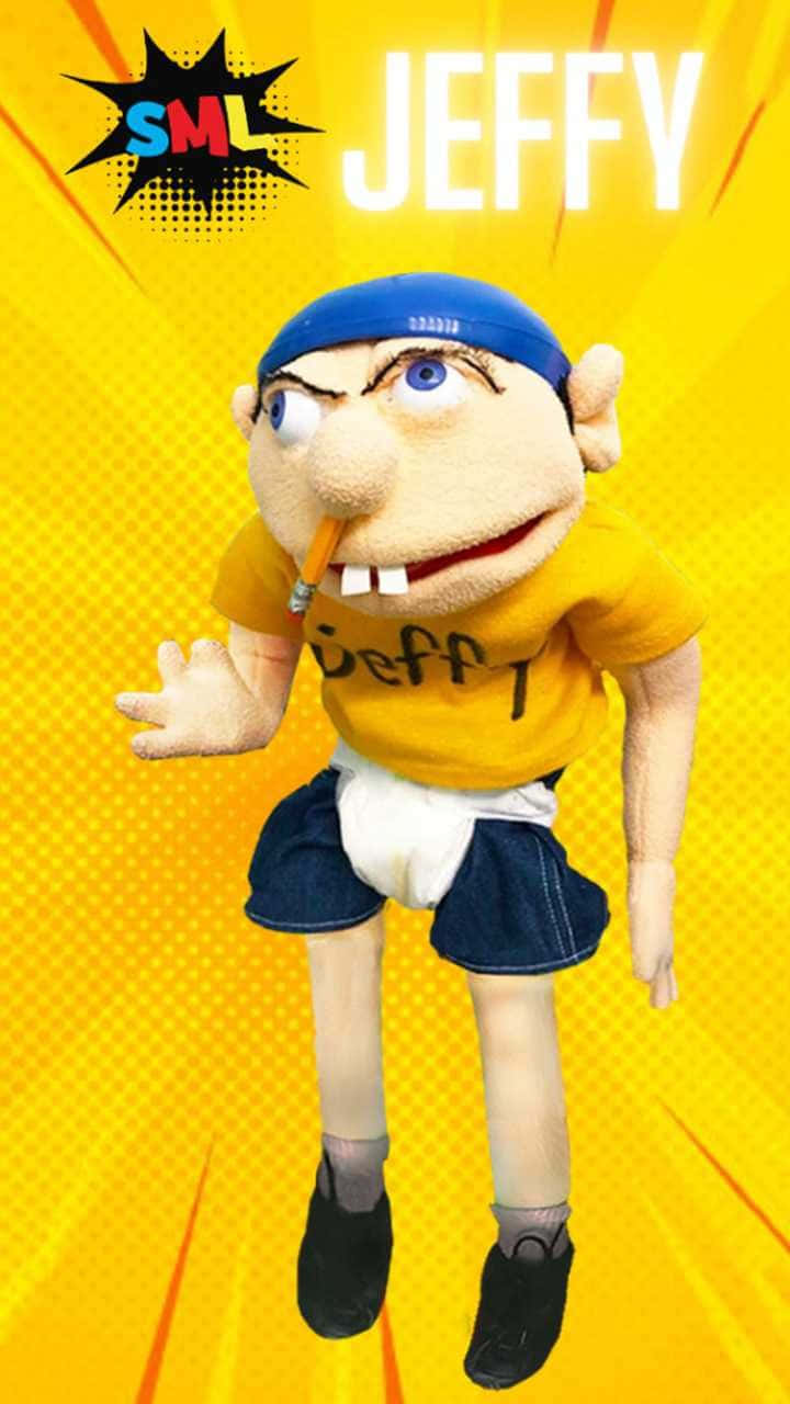 Jeffy, blue bandana, yellow shirt, HD Phone Wallpaper
