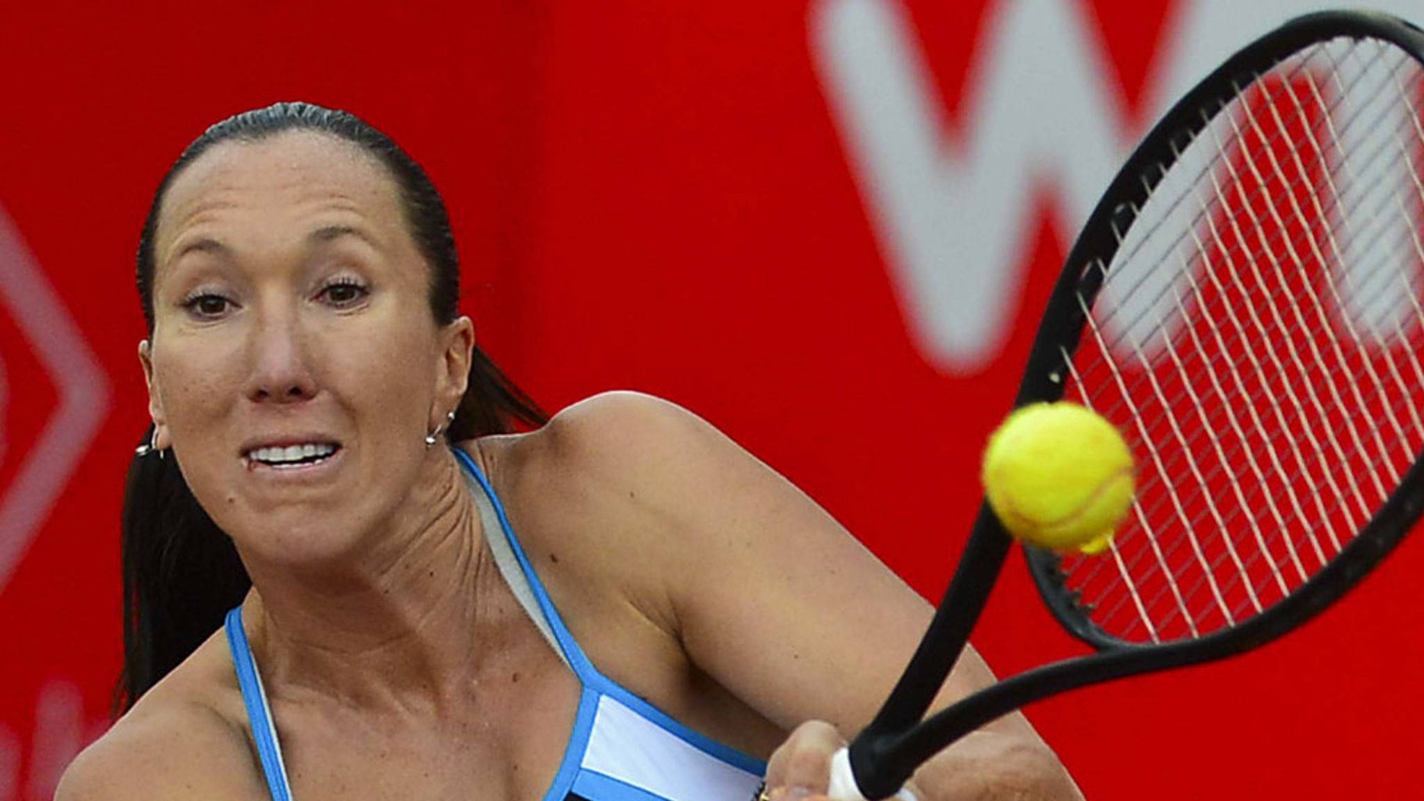 Jelena Jankovic, tennis player, racket, Full HD Desktop Wallpaper