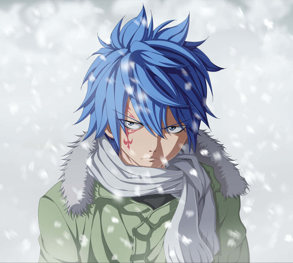 Jellal Fernandes, blue-haired, scar, SD Desktop Wallpaper