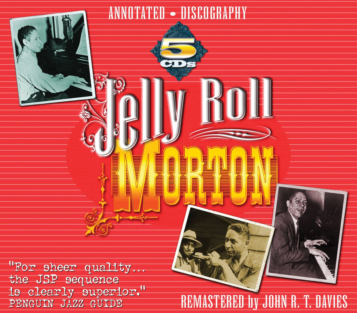 Jelly Roll Morton, vibrant red, vintage photos of the jazz pianist, HD Desktop Wallpaper