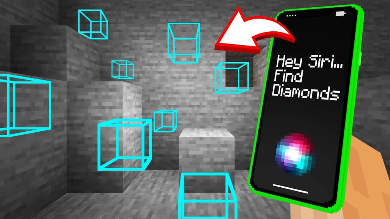 Jelly YouTube, green phone, Hey Siri Find Diamonds, HD Desktop Wallpaper