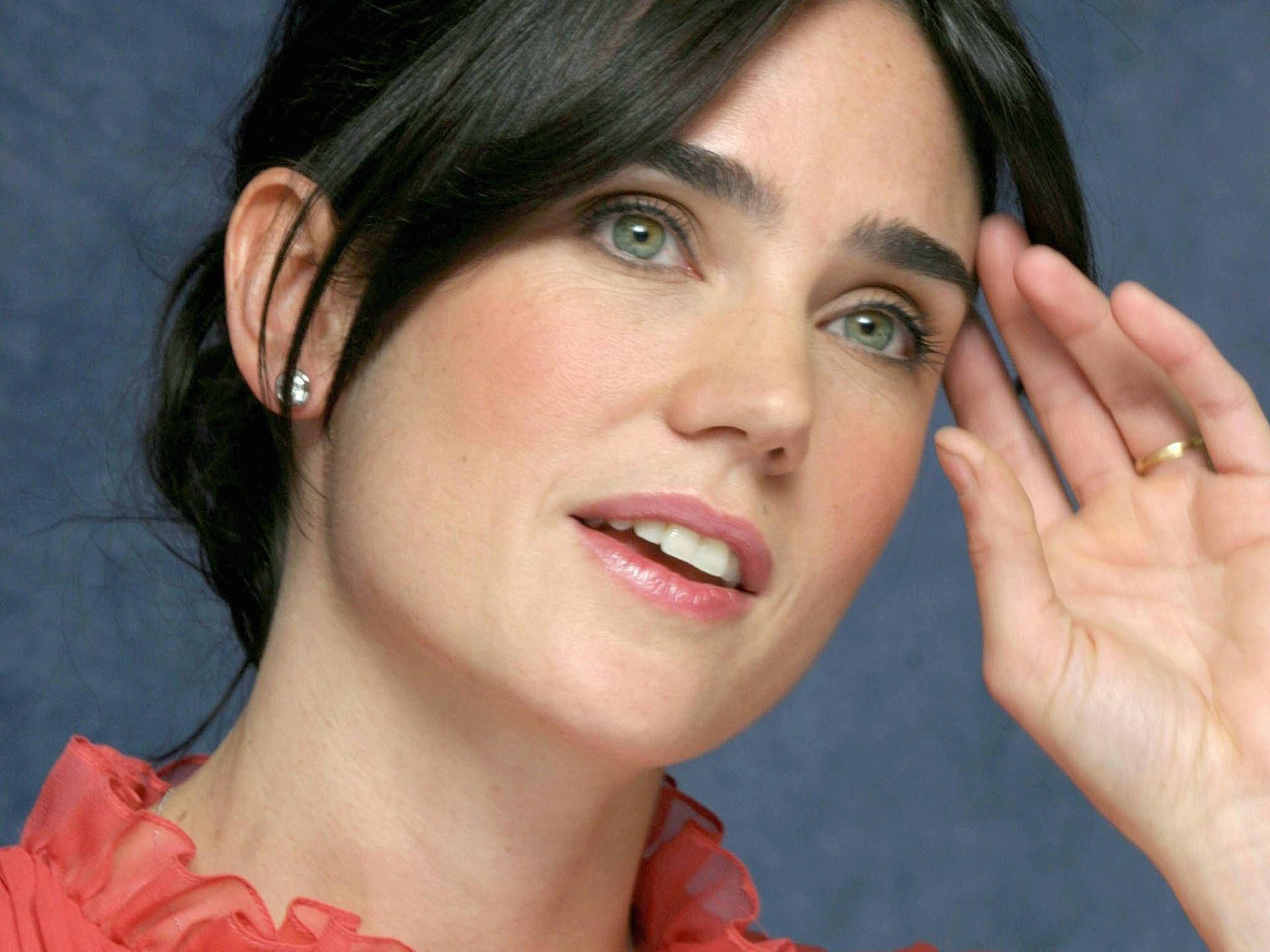 Jennifer Connelly, wedding ring, dark hair, Full HD Desktop Wallpaper