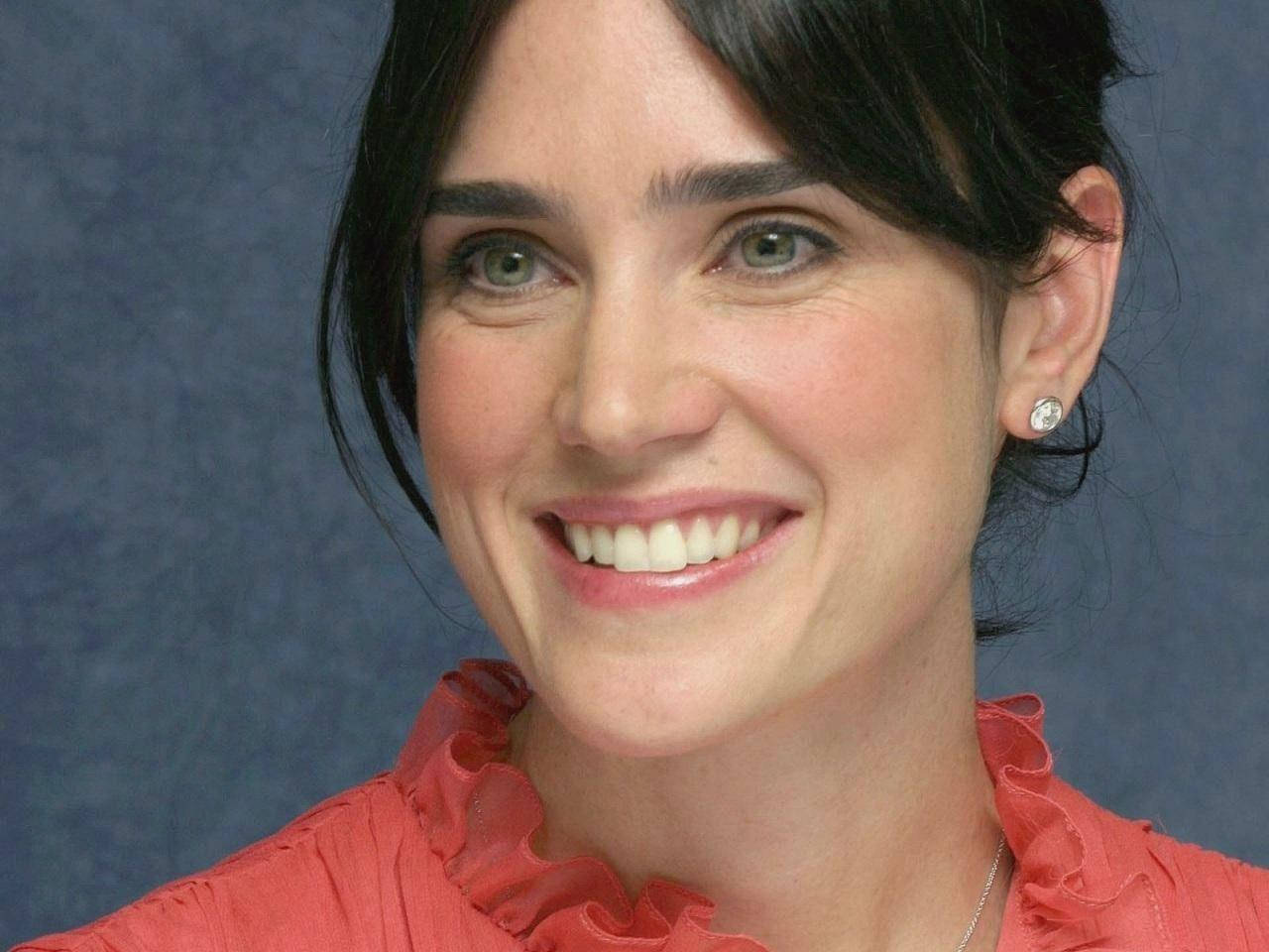 Jennifer Connelly, dark hair, green eyes, HD Desktop Wallpaper