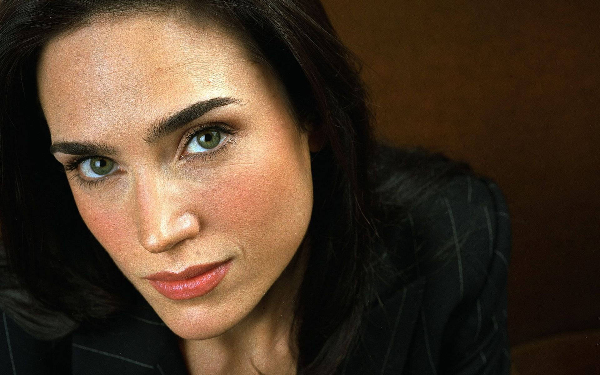 Jennifer Connelly, green eyes, dark hair, Full HD Desktop Wallpaper
