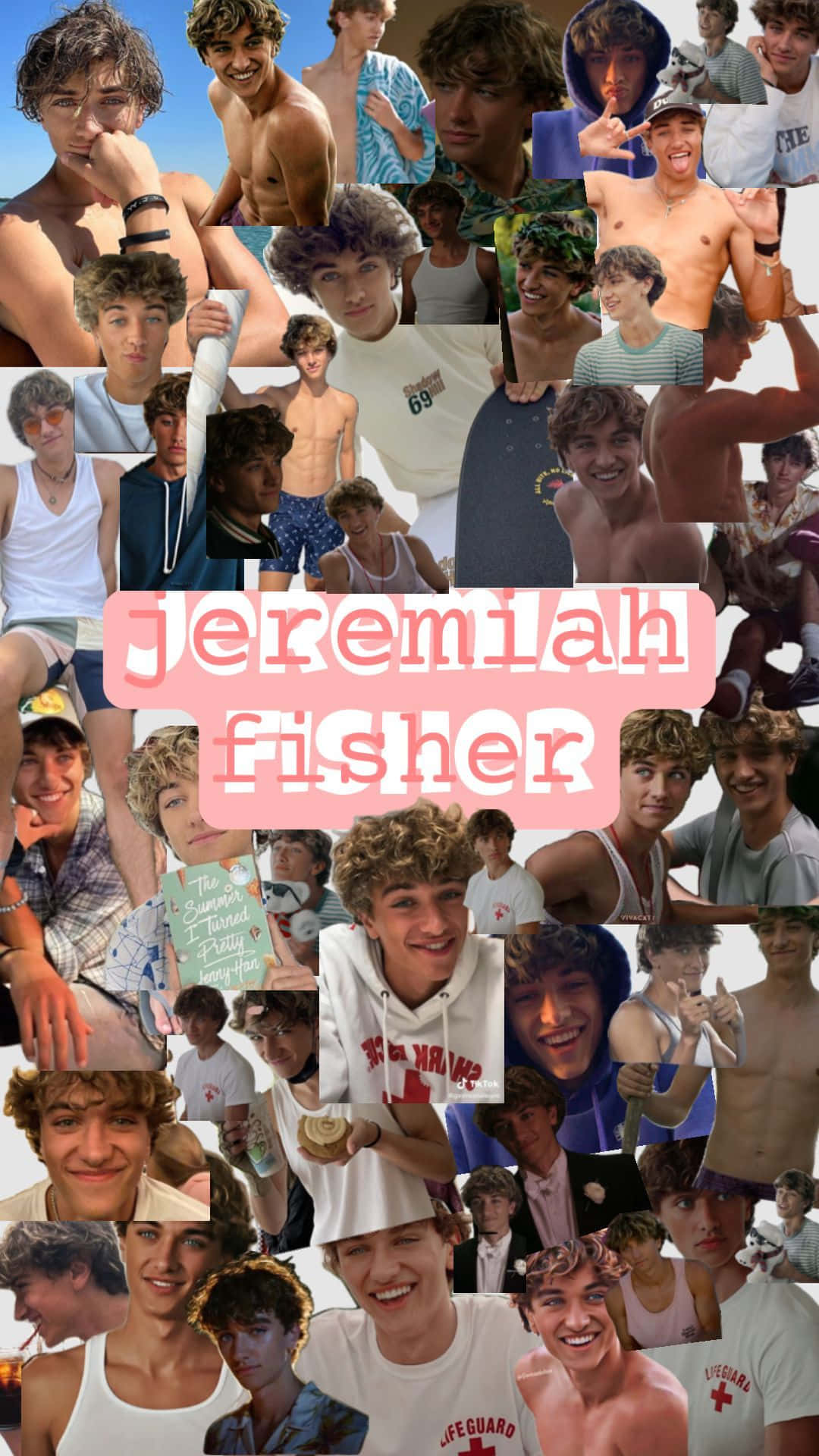Jeremiah Fisher, collage, young man, Full HD Phone Wallpaper
